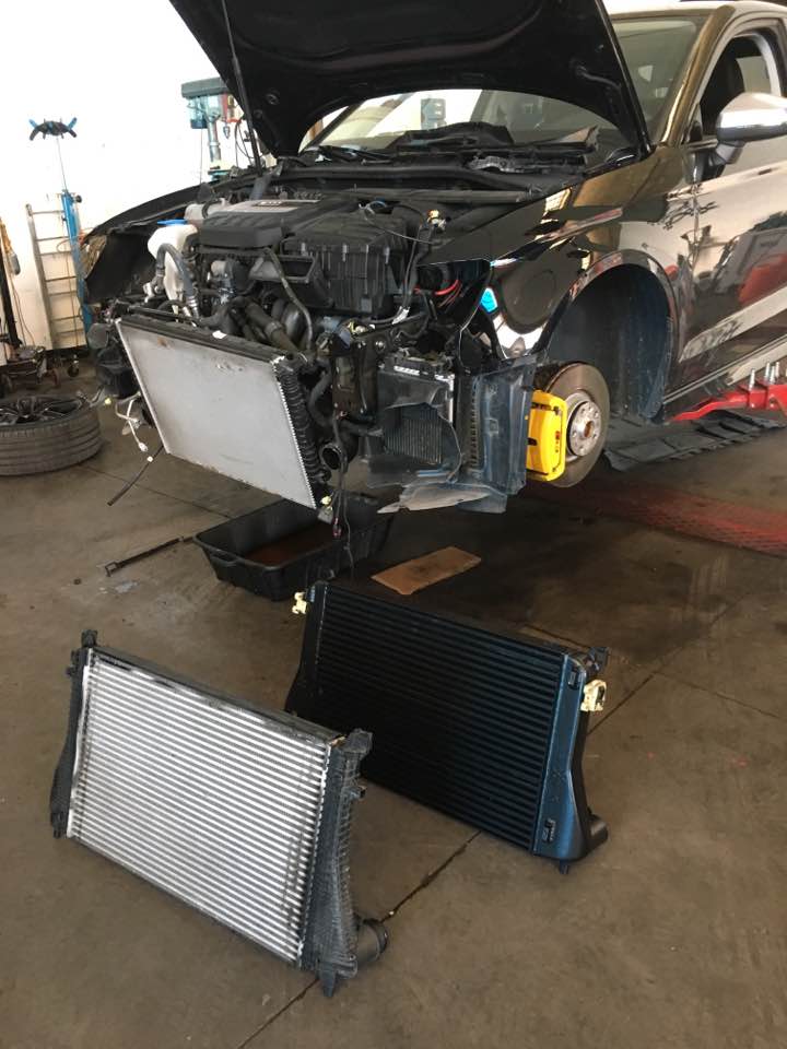 Sostituzione Intercooler Maggiorato AUDI S3 Pit Stop Autofficina