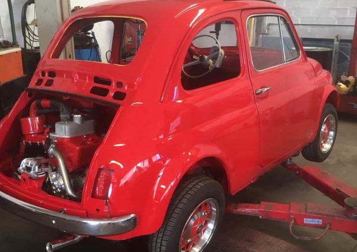 Lavori su FIAT 500 d'epoca